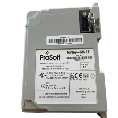 Allen Bradley MVI69-MNET Modbus TCP/IP-kommunikationsmodul